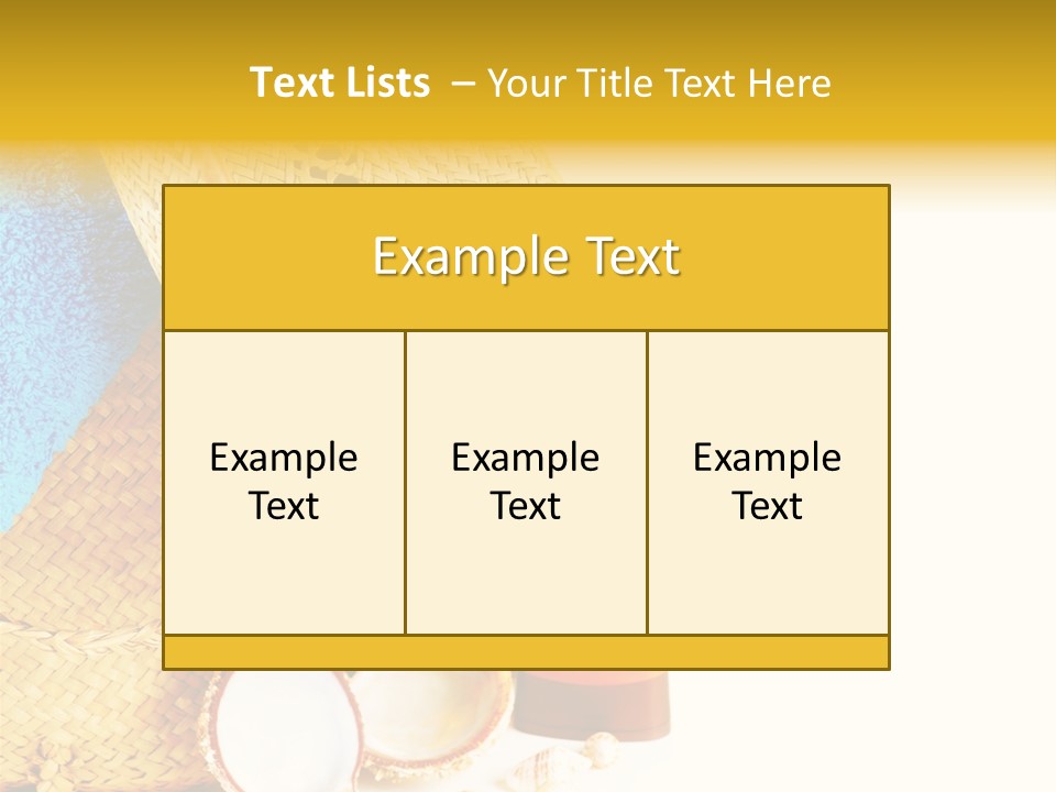 Product Decoration Nature PowerPoint Template