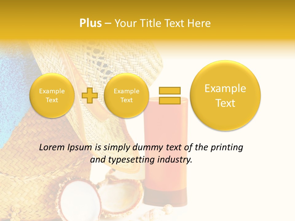Product Decoration Nature PowerPoint Template