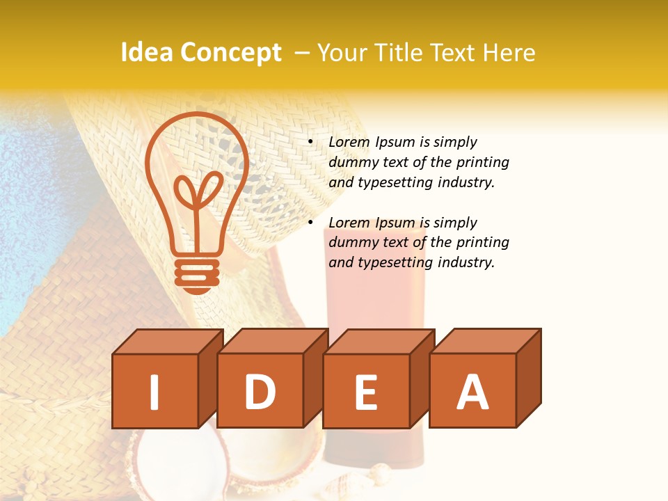 Product Decoration Nature PowerPoint Template