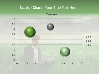 Business Land Computer PowerPoint Template