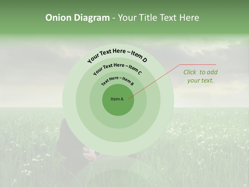 Business Land Computer PowerPoint Template