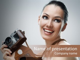 One Portrait Equipment PowerPoint Template