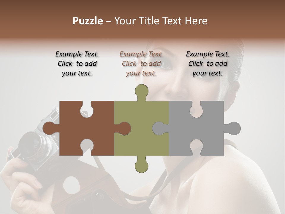 One Portrait Equipment PowerPoint Template