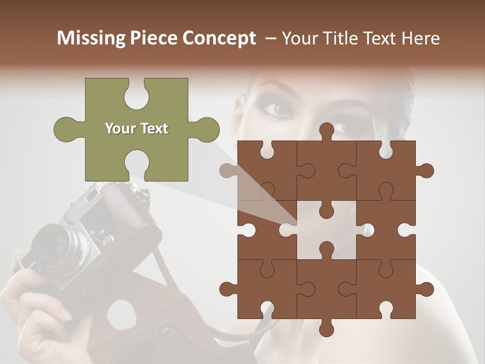 One Portrait Equipment PowerPoint Template