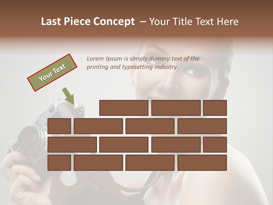 One Portrait Equipment PowerPoint Template