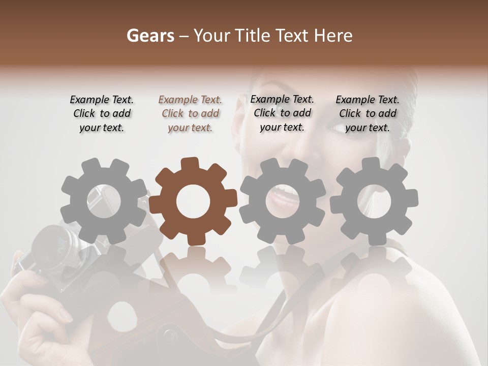 One Portrait Equipment PowerPoint Template