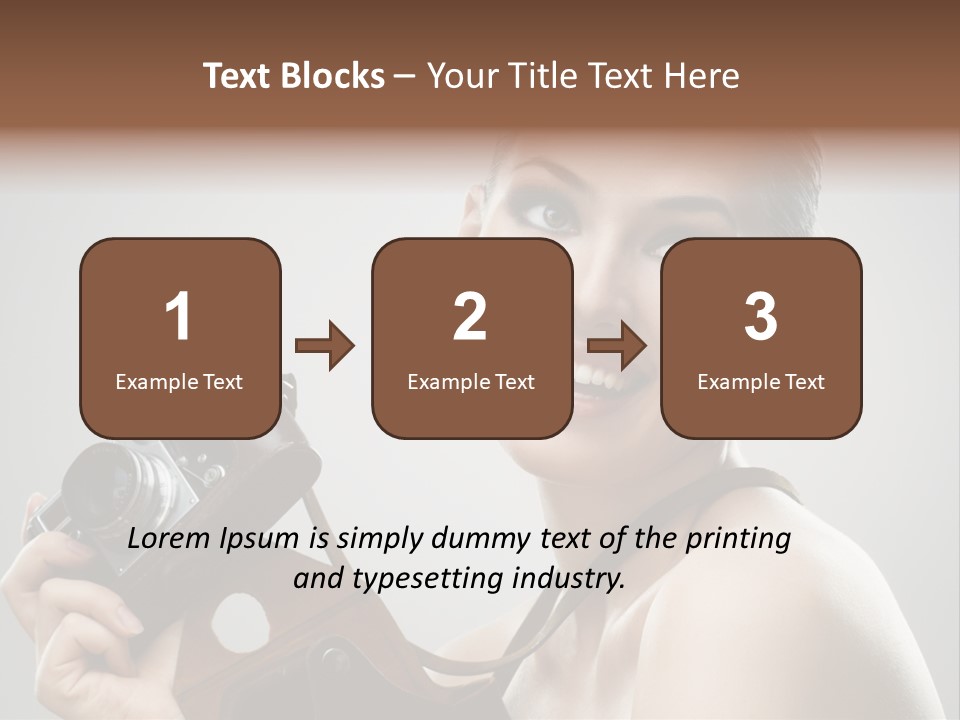 One Portrait Equipment PowerPoint Template