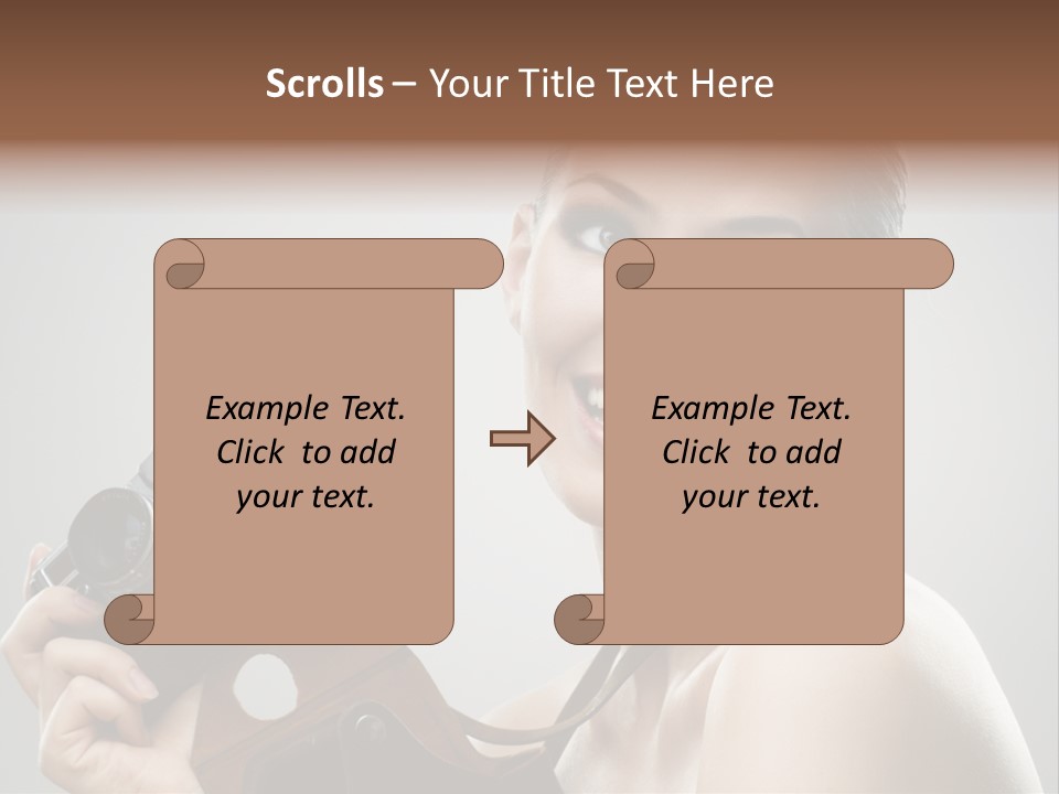 One Portrait Equipment PowerPoint Template