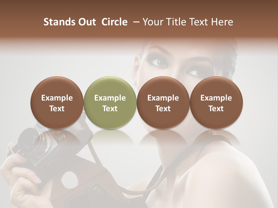 One Portrait Equipment PowerPoint Template