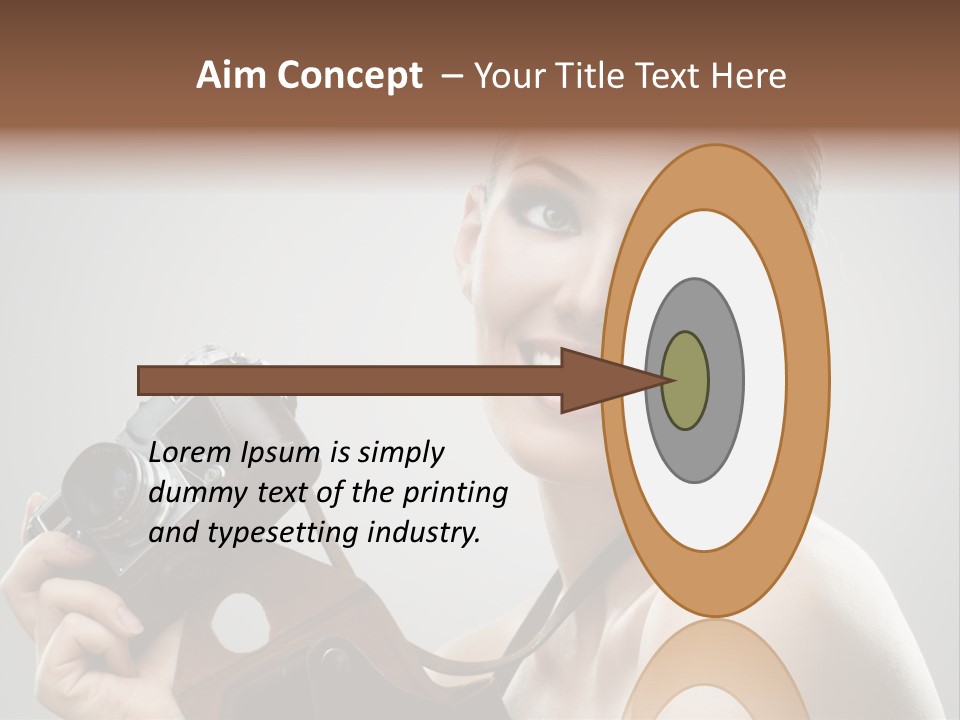 One Portrait Equipment PowerPoint Template