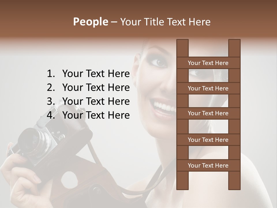 One Portrait Equipment PowerPoint Template