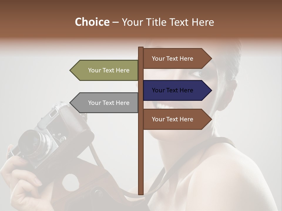 One Portrait Equipment PowerPoint Template