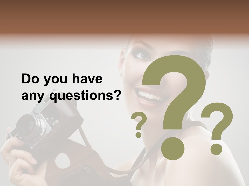 One Portrait Equipment PowerPoint Template