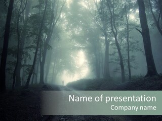 Evil Orange Ground PowerPoint Template