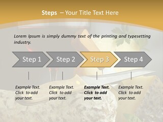 Black Sardinian Appetiser PowerPoint Template