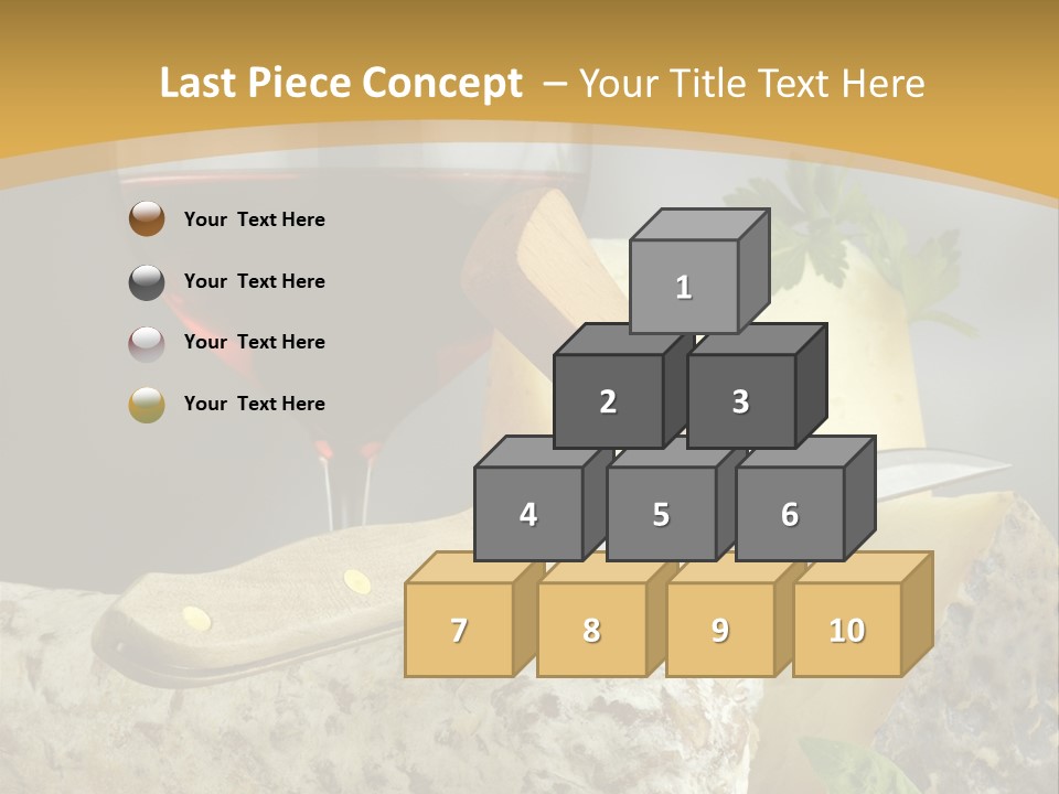 Black Sardinian Appetiser PowerPoint Template