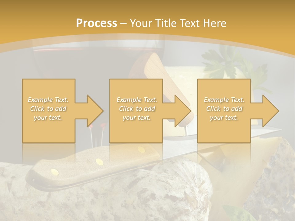 Black Sardinian Appetiser PowerPoint Template