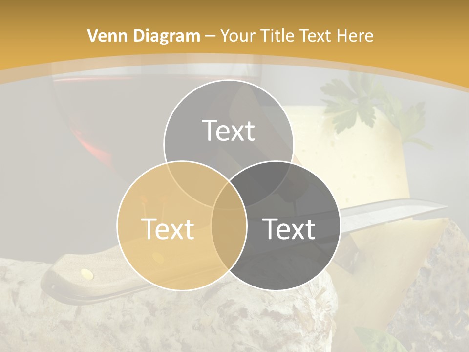 Black Sardinian Appetiser PowerPoint Template