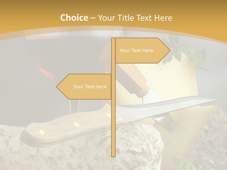 Black Sardinian Appetiser PowerPoint Template