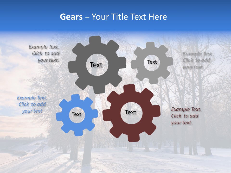 Maple Sun Covered PowerPoint Template