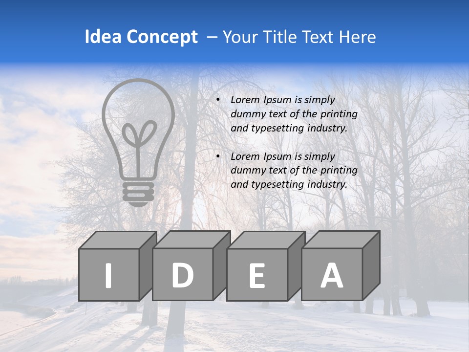Maple Sun Covered PowerPoint Template