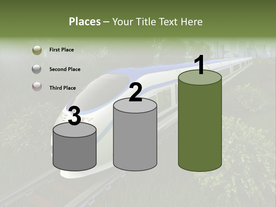 Rapid Tree Railway PowerPoint Template
