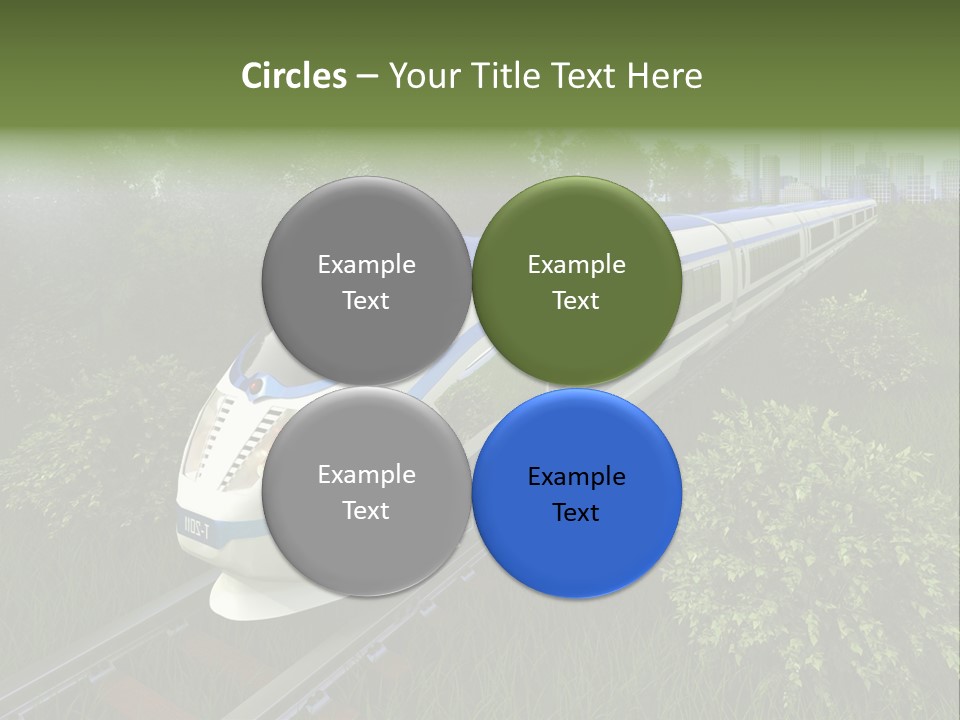 Rapid Tree Railway PowerPoint Template
