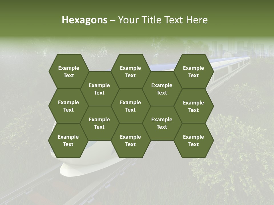 Rapid Tree Railway PowerPoint Template