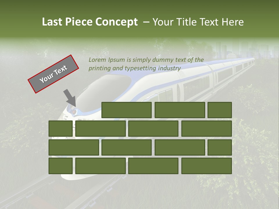 Rapid Tree Railway PowerPoint Template