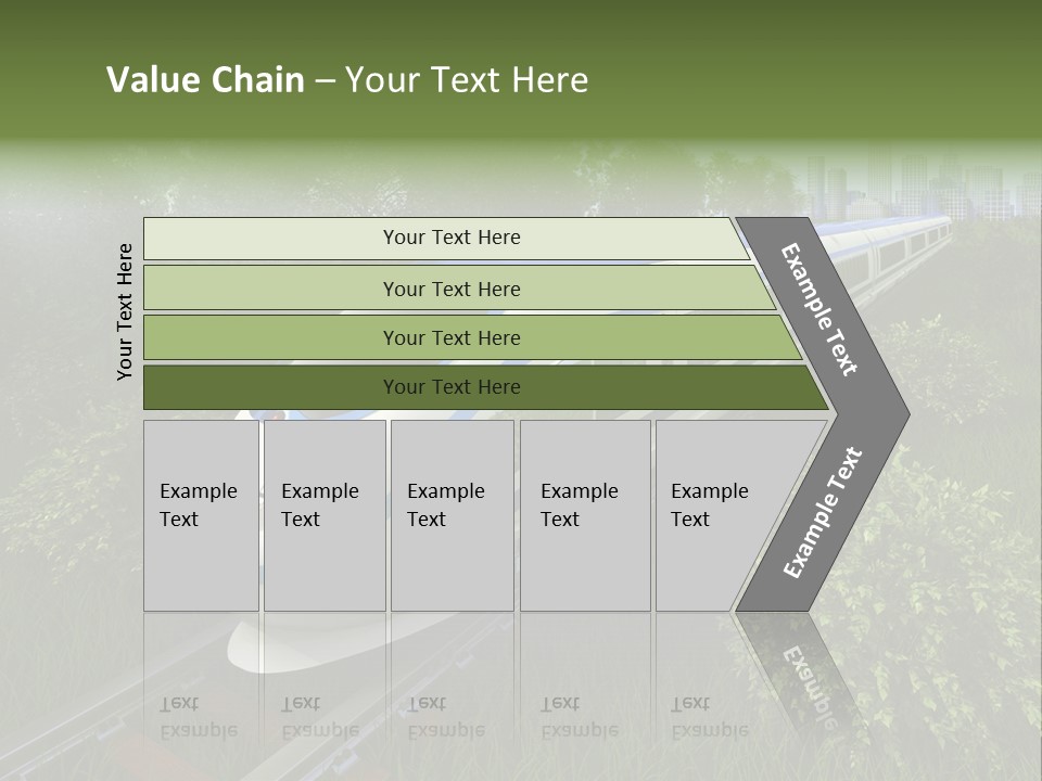 Rapid Tree Railway PowerPoint Template