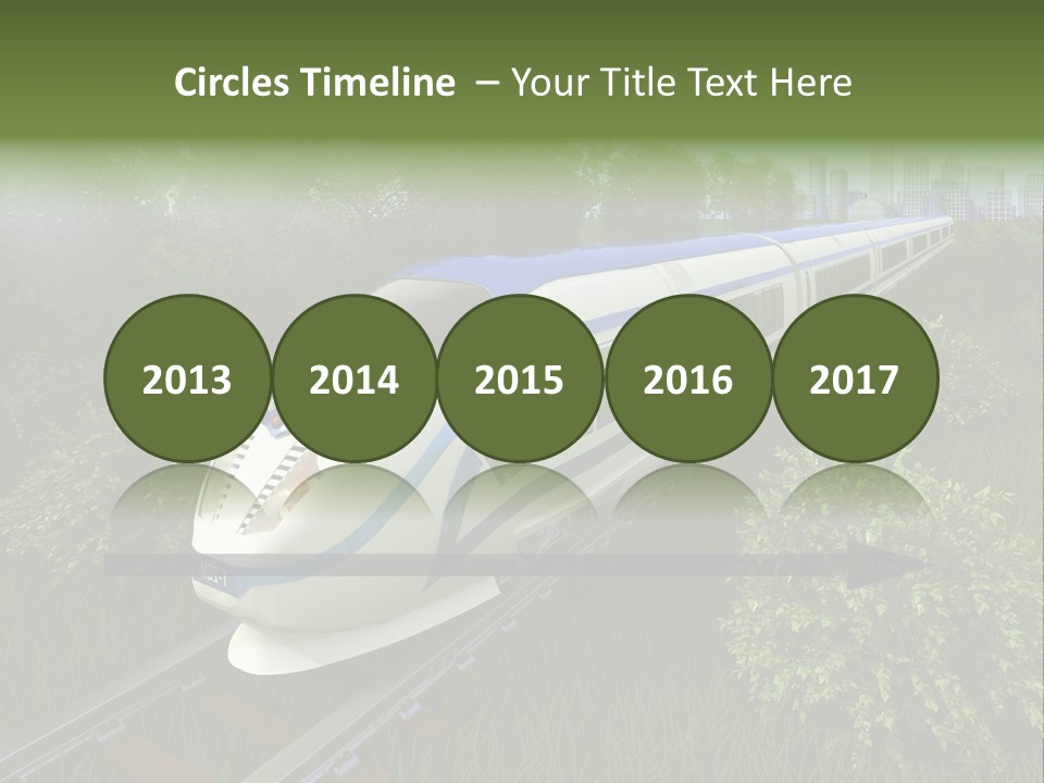 Rapid Tree Railway PowerPoint Template