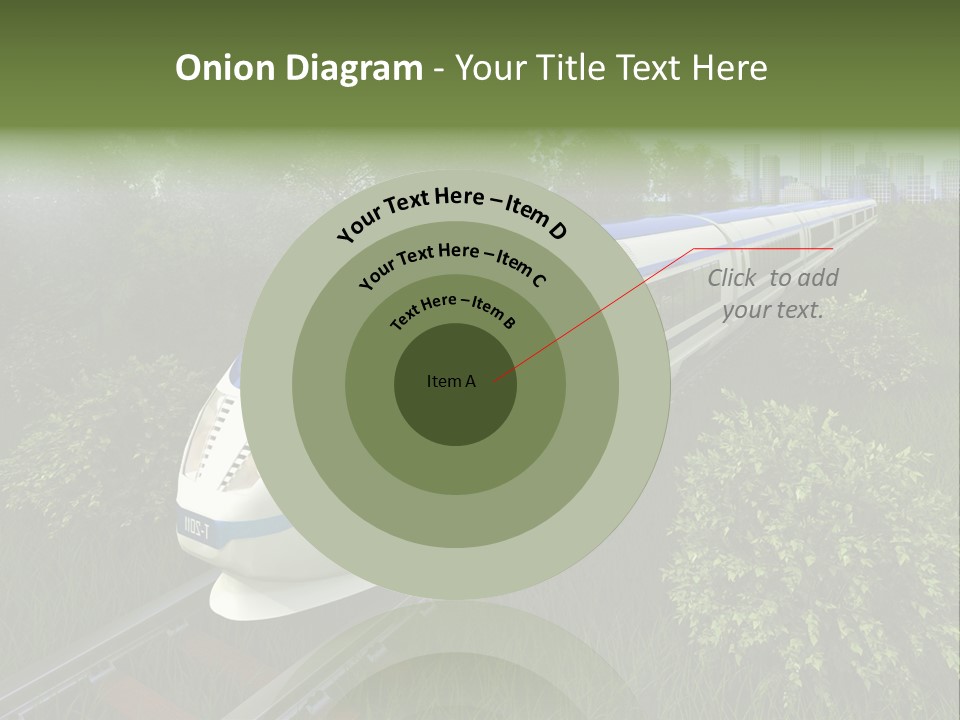 Rapid Tree Railway PowerPoint Template
