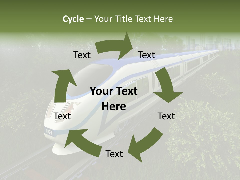 Rapid Tree Railway PowerPoint Template