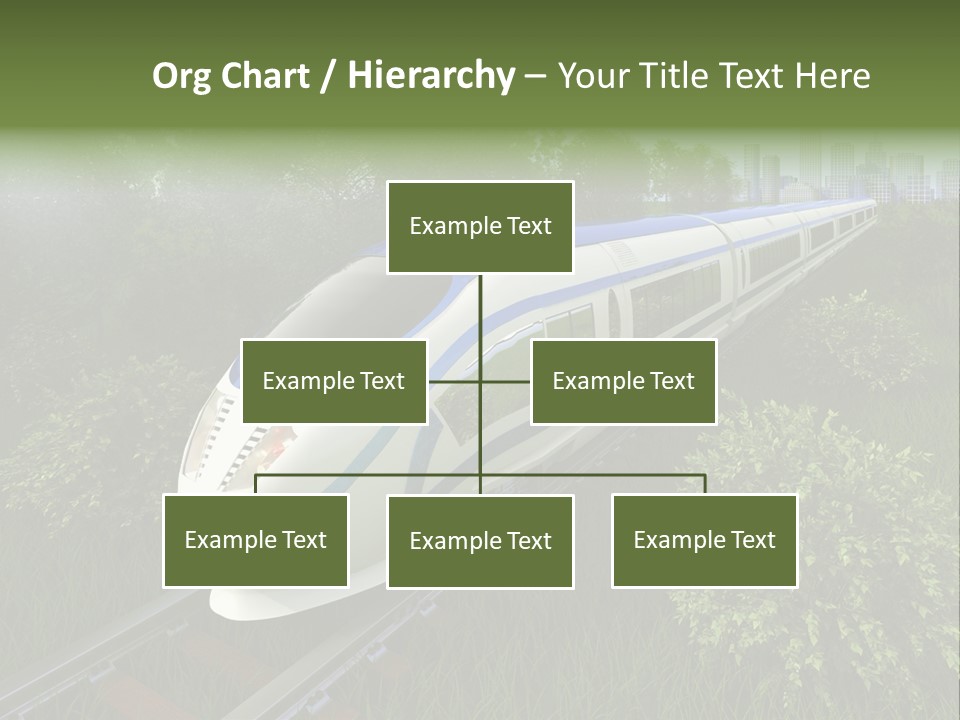 Rapid Tree Railway PowerPoint Template