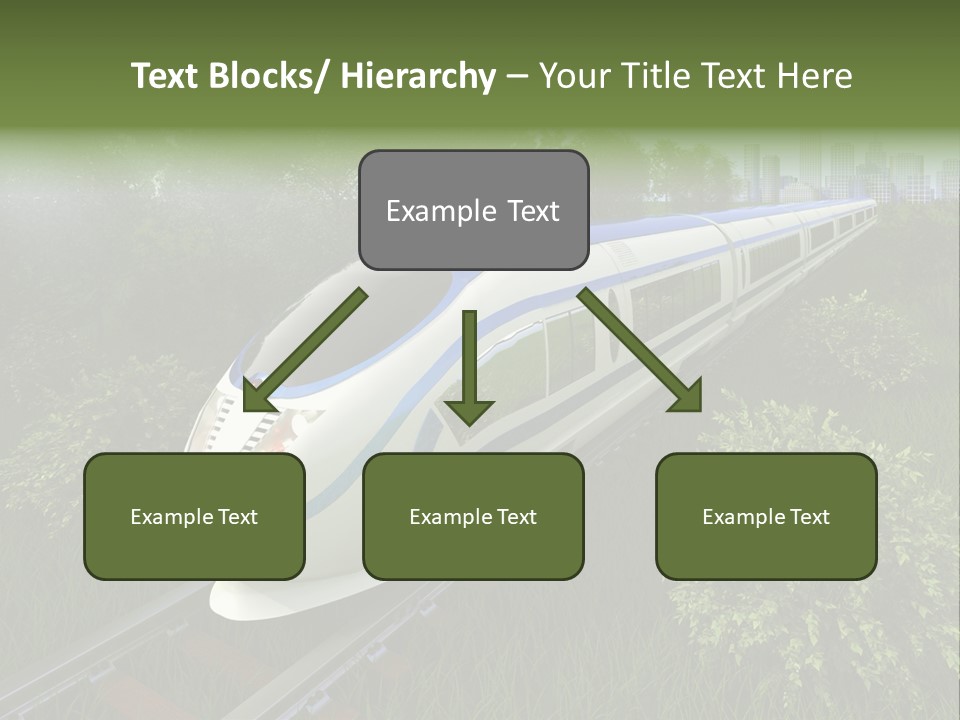 Rapid Tree Railway PowerPoint Template