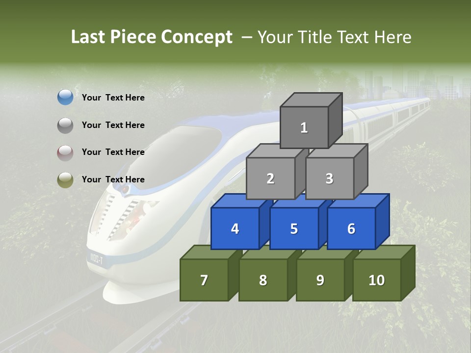 Rapid Tree Railway PowerPoint Template