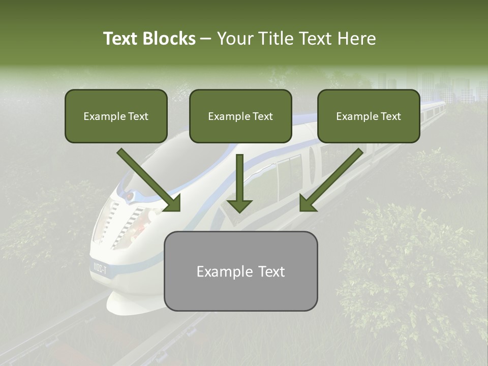 Rapid Tree Railway PowerPoint Template