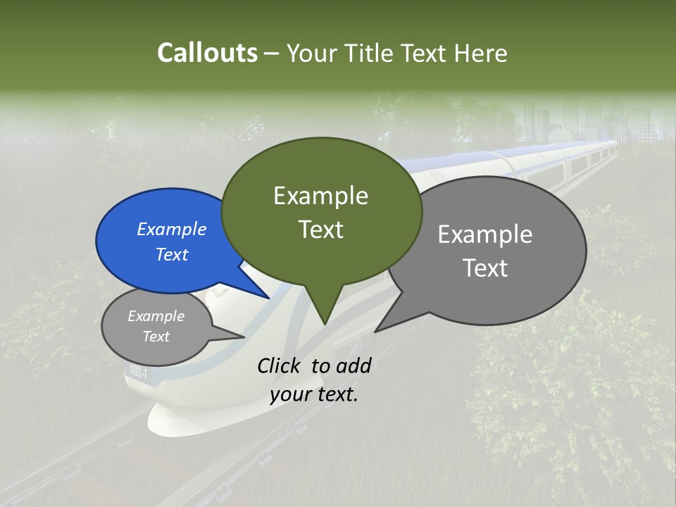 Rapid Tree Railway PowerPoint Template