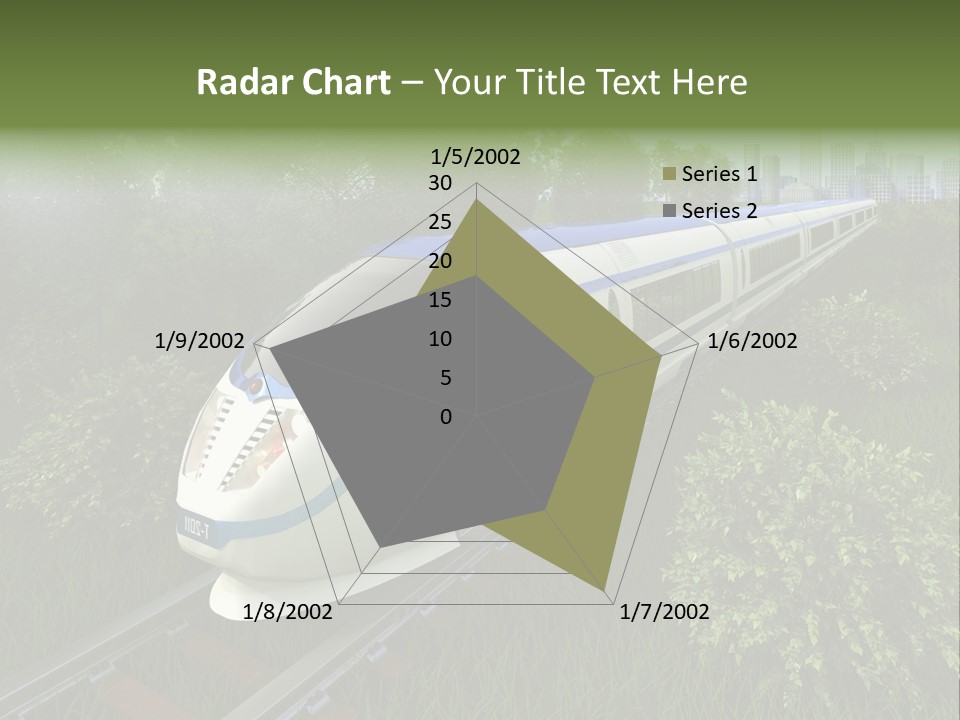 Rapid Tree Railway PowerPoint Template