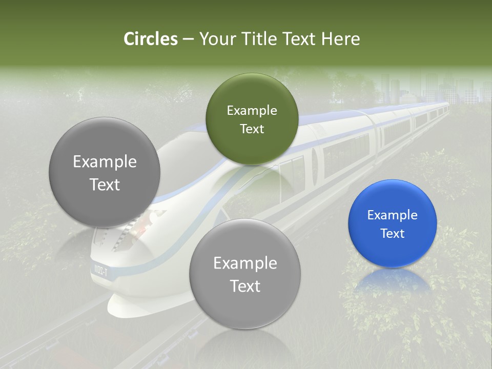 Rapid Tree Railway PowerPoint Template
