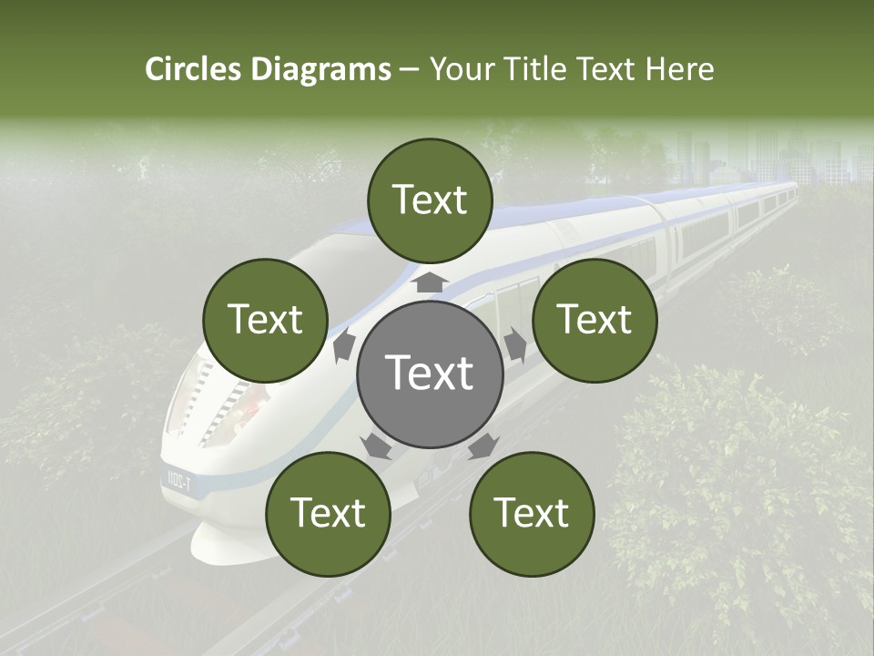 Rapid Tree Railway PowerPoint Template
