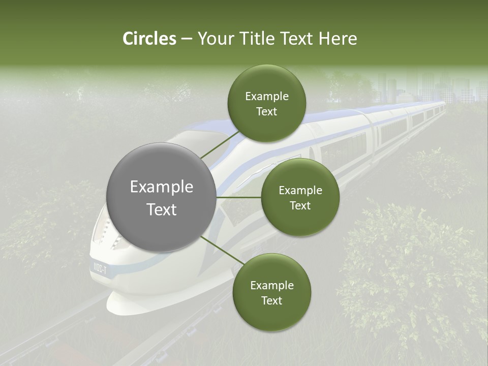 Rapid Tree Railway PowerPoint Template