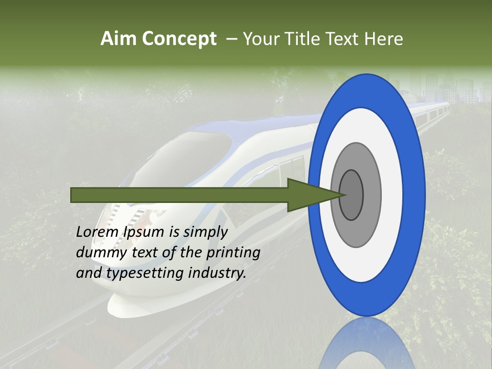 Rapid Tree Railway PowerPoint Template