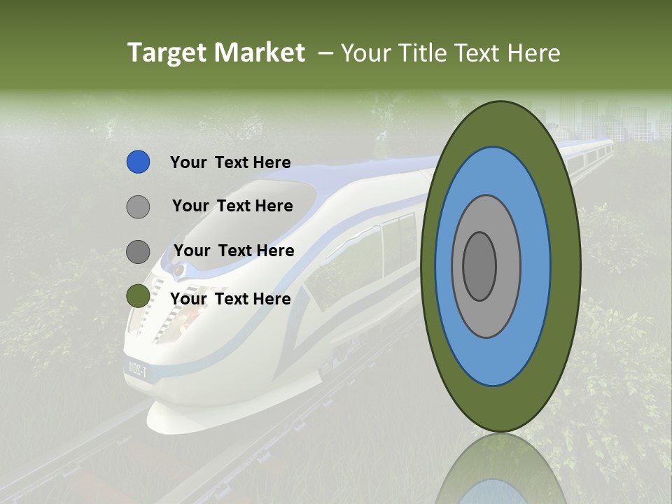 Rapid Tree Railway PowerPoint Template