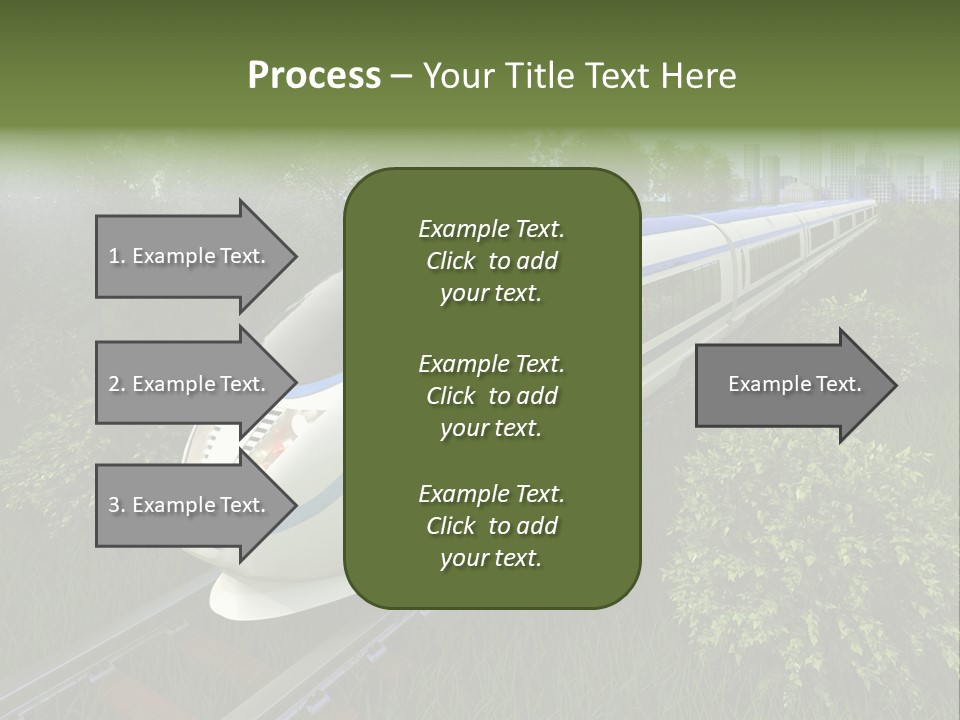 Rapid Tree Railway PowerPoint Template