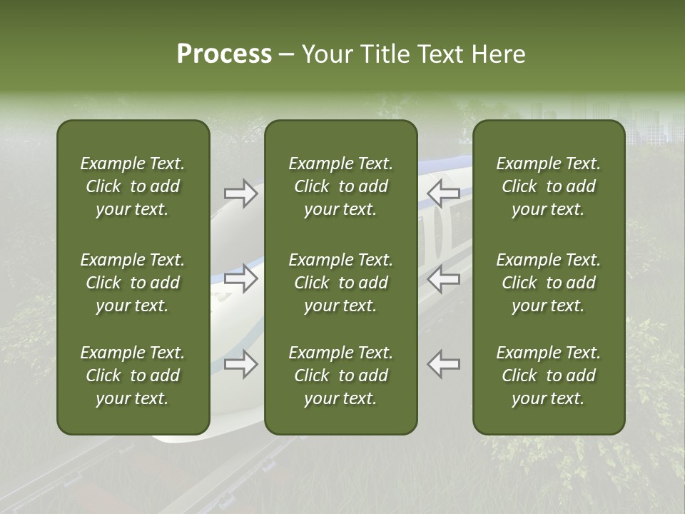 Rapid Tree Railway PowerPoint Template