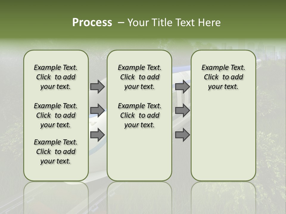 Rapid Tree Railway PowerPoint Template
