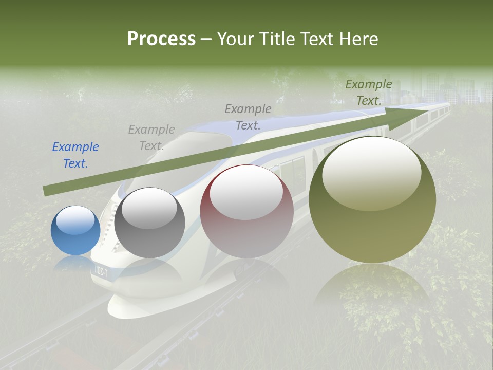 Rapid Tree Railway PowerPoint Template