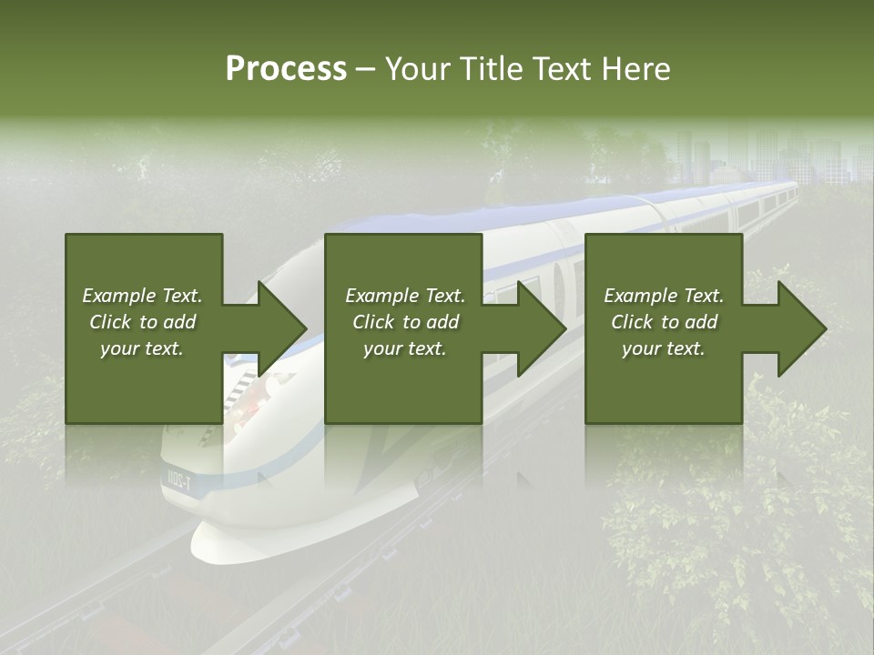 Rapid Tree Railway PowerPoint Template