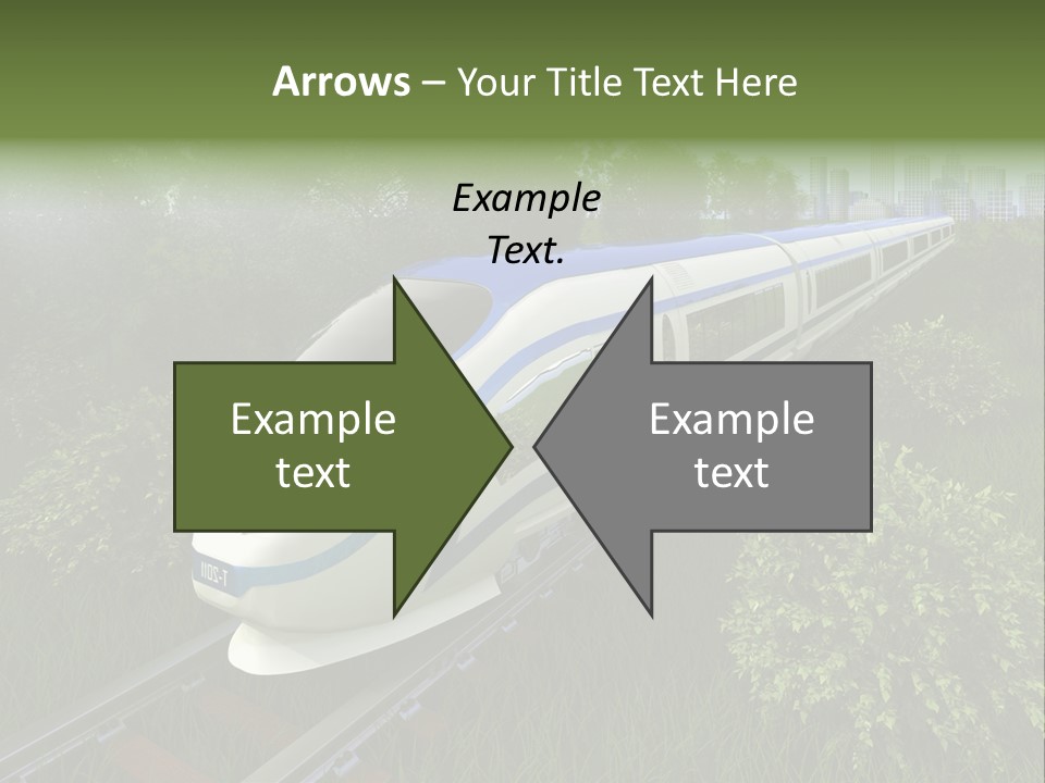 Rapid Tree Railway PowerPoint Template